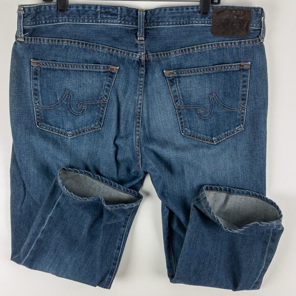 Men’s 38x25 USA Made AG Adriano Goldschmied The Graduate Jeans Tailored Leg - Picture 12 of 13